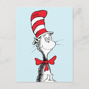 Dr. Seuss De Kat in de Hoed Staat Fier Overeind Briefkaart