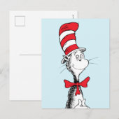 Dr. Seuss De Kat in de Hoed Staat Fier Overeind Briefkaart (Voorkant / Achterkant)