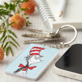 Dr. Seuss De Kat in de Hoed Staat Fier Overeind Sleutelhanger (Voorkant Rechts)