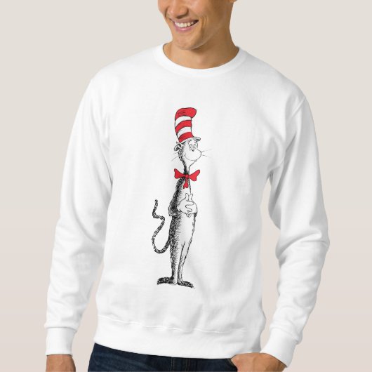 Dr. Seuss De Kat in de Hoed Staat Fier Overeind Trui (Voorkant)