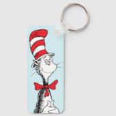 Dr. Seuss De Kat in de Hoed Staat Rechtop Sleutelhanger (Achterkant)