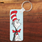Dr. Seuss De Kat in de Hoed Staat Rechtop Sleutelhanger (Achterkant)