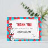 Dr. Seuss | De Kat in de Hoed Verjaardag Bedankt (Staand voorkant)