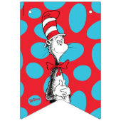 Dr. Seuss | De Kat in de Hoed Verjaardag Vlaggetjes (Eerste vlag)