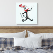 Dr. Seuss | De Kat in de Hoed Wandelpad Canvas Afdruk (Insitu (Slaapkamer))