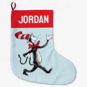 Dr. Seuss | De Kat in de Hoed Wandelpad Grote Kerstsok (Voorkant)
