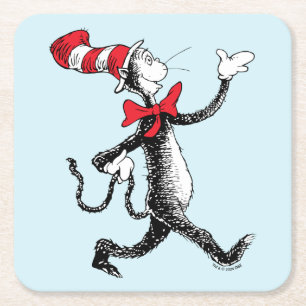 Dr. Seuss De Kat in de Hoed Wandelpad Kartonnen Onderzetters