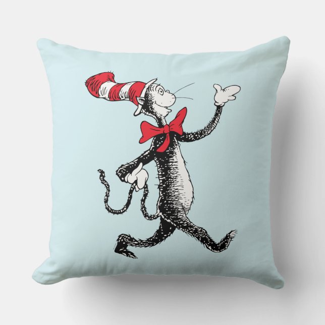 Dr. Seuss | De Kat in de Hoed Wandelpad Kussen (Voorkant)