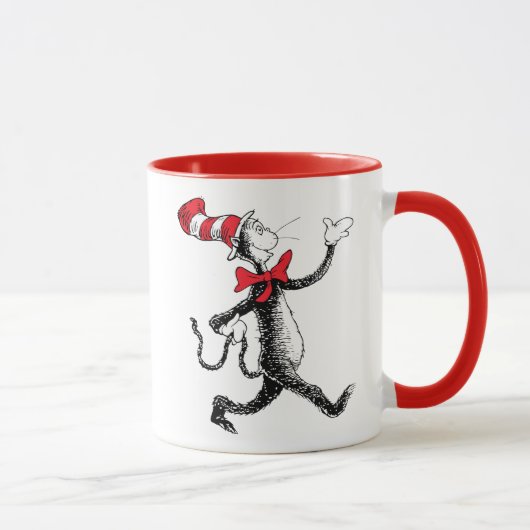 Dr. Seuss | De Kat in de Hoed Wandelpad Mok (Rechts)