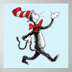 Dr. Seuss De Kat in de Hoed Wandelpad Poster