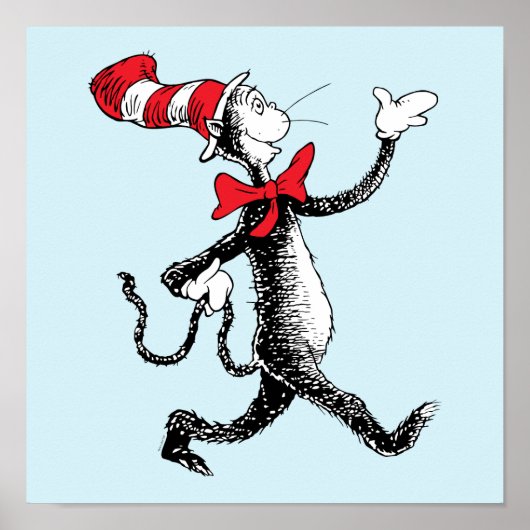 Dr. Seuss | De Kat in de Hoed Wandelpad Poster (Voorkant)