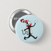 Dr. Seuss | De Kat in de Hoed Wandelpad Ronde Button 5,7 Cm (Voorkant /achterkant)