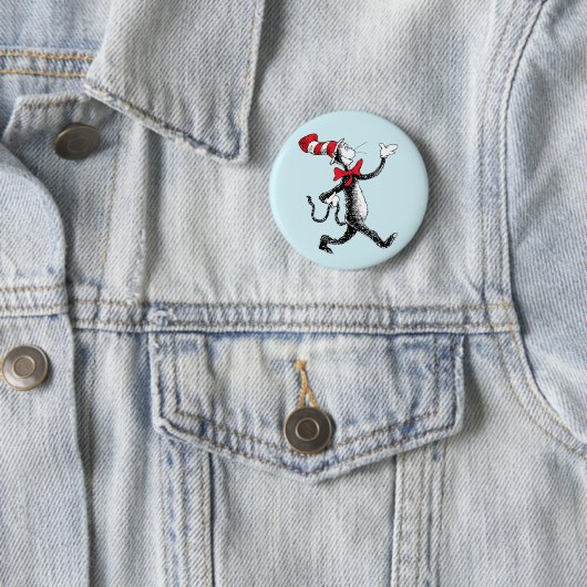 Dr. Seuss | De Kat in de Hoed Wandelpad Ronde Button 5,7 Cm (In situ)