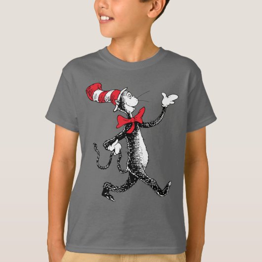Dr. Seuss | De Kat in de Hoed Wandelpad T-shirt (Voorkant)