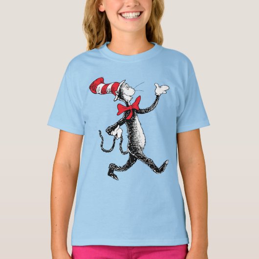 Dr. Seuss | De Kat in de Hoed Wandelpad T-shirt (Voorkant)