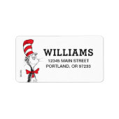 Dr. Seuss | De kat in de Pet Etiket (Voorkant)