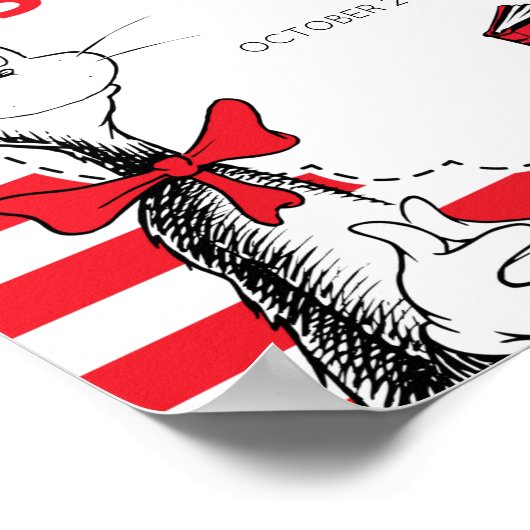 Dr. Seuss - De kat in het Pet Baby shower Welkom Poster (Hoek)