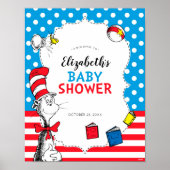 Dr. Seuss - De kat in het Pet Baby shower Welkom Poster (Voorkant)