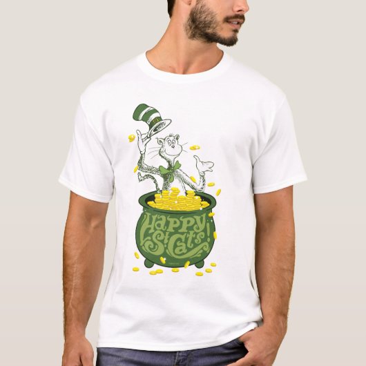 Dr. Seuss | De kat in het Pet - Happy St. Cat's! T-shirt (Voorkant)