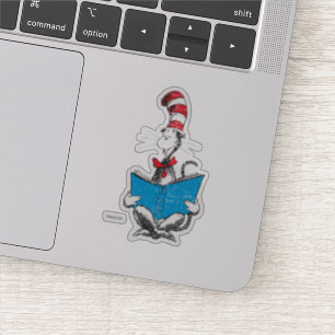 Dr. Seuss  De kat in het Pet - Lezen Sticker