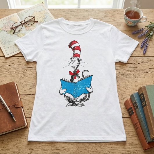 Dr. Seuss| De kat in het Pet - Lezen T-shirt