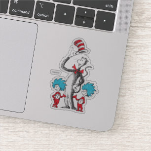 Dr. Seuss  De kat in het Pet, Thing 1 & Thing 2 Sticker