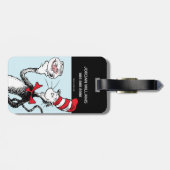 Dr. Seuss | De Kat met de Hoed & Krinklebine Bagagelabel (Achterkant horizontaal)