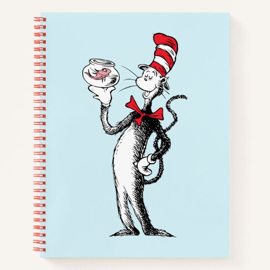 Dr. Seuss | De Kat met de Hoed & Krinklebine Notitieboek (Voorkant)