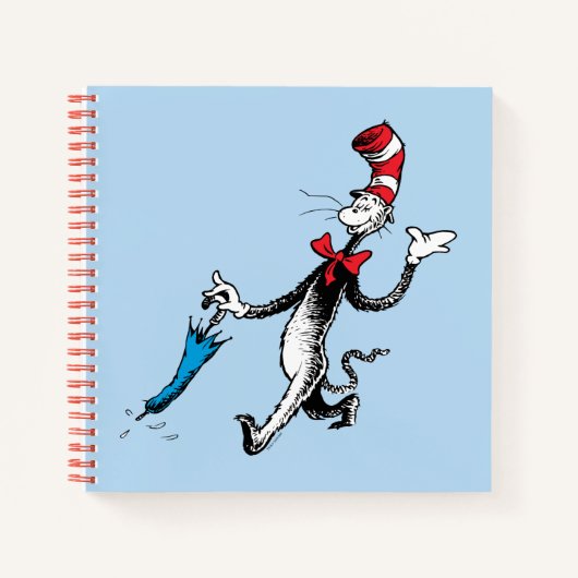 Dr. Seuss | De Kat met de Hoed Paraplu Wandel Notitieboek (Voorkant)