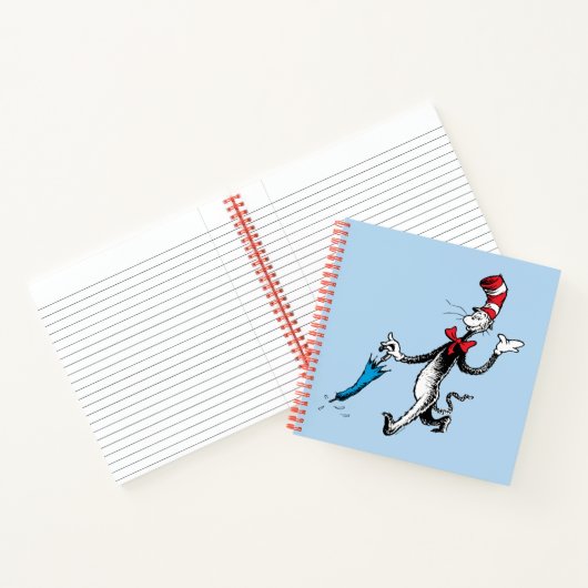 Dr. Seuss | De Kat met de Hoed Paraplu Wandel Notitieboek (Binnen)
