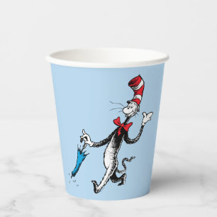Dr. Seuss   De Kat met de Hoed Paraplu Wandelweg Papieren Bekers