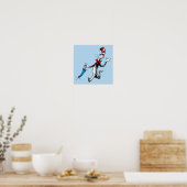 Dr. Seuss | De Kat met de Hoed Paraplu Wandelweg Poster (Keuken)