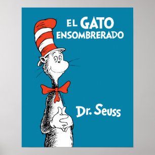 Dr. Seuss De Kat met de Hoed Spaans Poster