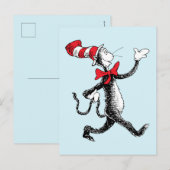 Dr. Seuss | De Kat met de Hoed Wandelpad Briefkaart (Voorkant / Achterkant)