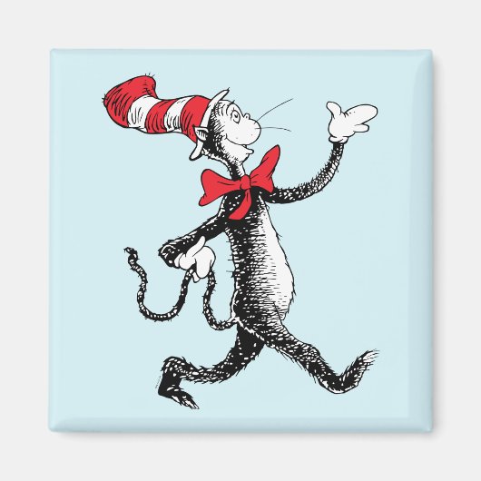 Dr. Seuss | De Kat met de Hoed Wandelpad Magneet (Voorkant)