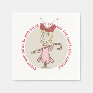 Dr. Seuss  De knuppel  Cindy-Lou Who - Cute Quot Servetten