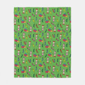 Dr. Seuss| De knuppel| Cindy Lou Who Pattern Fleece Deken (Voorkant)