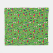 Dr. Seuss| De knuppel| Cindy Lou Who Pattern Fleece Deken (Voorkant (Horizontaal))