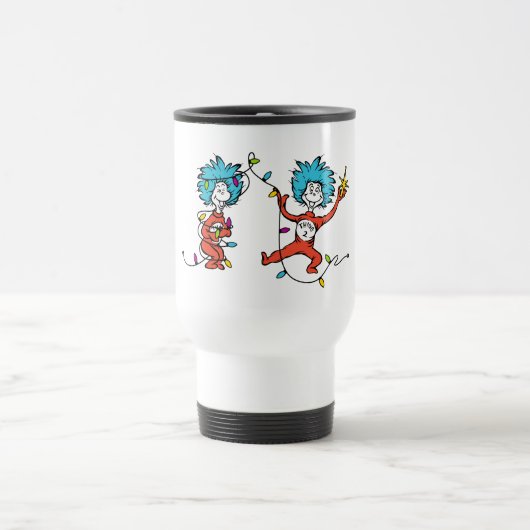 Dr. Seuss| De knuppel| Dans 1 & Thing 2 Reisbeker (Center)