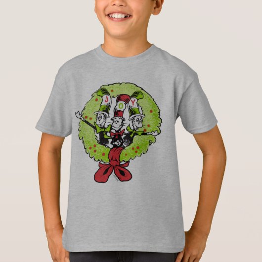 Dr. Seuss| De knuppel| Kerstfeest in Who ville T-shirt (Voorkant)