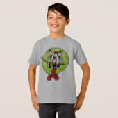 Dr. Seuss| De knuppel| Kerstfeest in Who ville T-shirt (Voorkant volledig)
