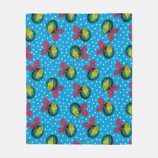 Dr. Seuss| De knuppel| kerstpatroon Fleece Deken (Voorkant)