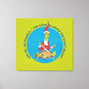 Dr. Seuss  De knuppel  kerststooster Canvas Afdruk
