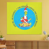 Dr. Seuss| De knuppel| kerststooster Canvas Afdruk (Insitu (Woonkamer))