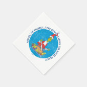 Dr. Seuss| De knuppel| kerststooster Servet (Hoek)