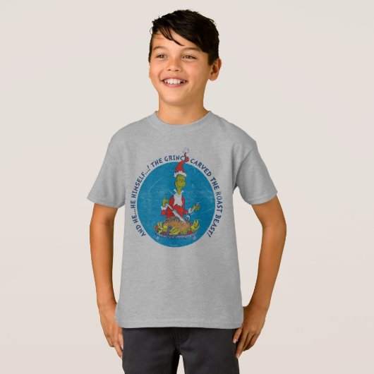 Dr. Seuss| De knuppel| kerststooster T-shirt (Voorkant volledig)
