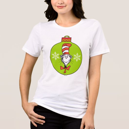Dr. Seuss| De knuppel| Klassieke kat in de Ha Tri-Blend Shirt (Voorkant)