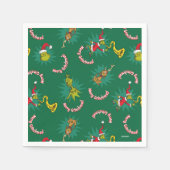 Dr. Seuss| De knuppel| Merry Grinchmas Pattern Servet (Voorkant)