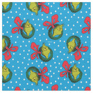 Dr. Seuss  De knuppel  Merry Grinchmas Pattern Stof