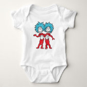 Dr. Seuss | Ding 1, Ding 2 Zitten Romper (Voorkant)
